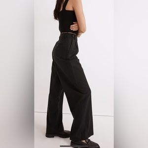 Madewell Harlow Wide Leg Pants in Black